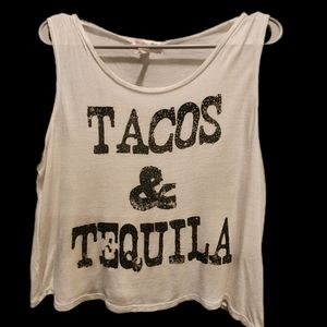 Comfortable Shirt, Woman, Small, Tacos and Tequila